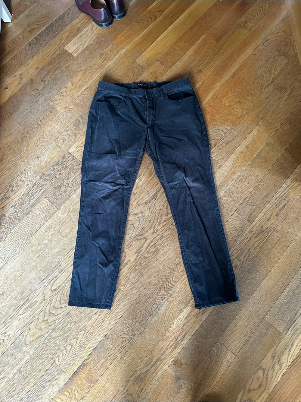 Kenneth Cole Washed Black Men’s Pants 34x32 RN 81633